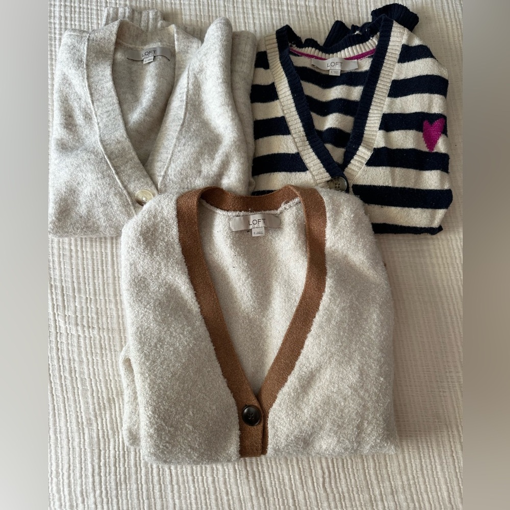Set of 3 Loft cardigans